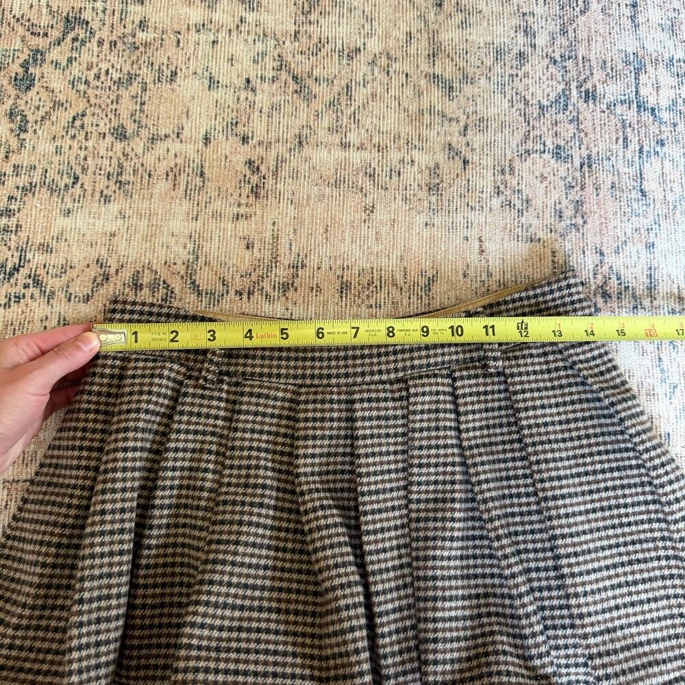 Lovers + Friends Nicki Skort brown & black houndstooth Size XXS Micro Mini Skirt - Picture 10 of 16